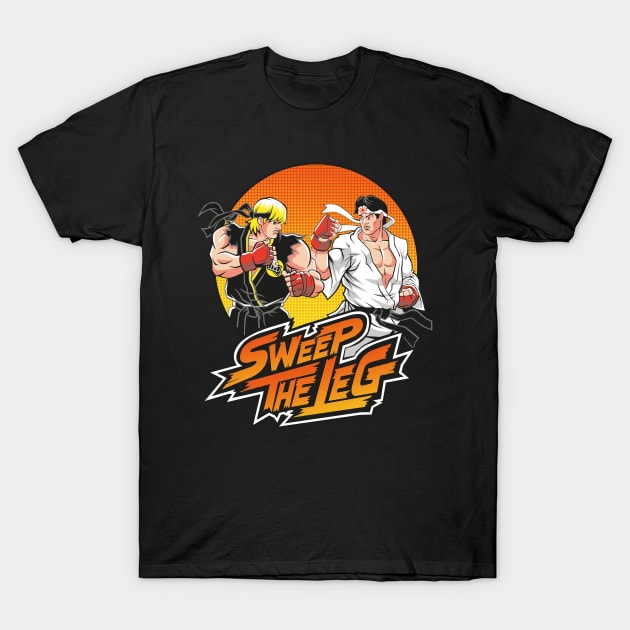 Cobra Kai Street Fighters T-Shirt by Vector-Planet